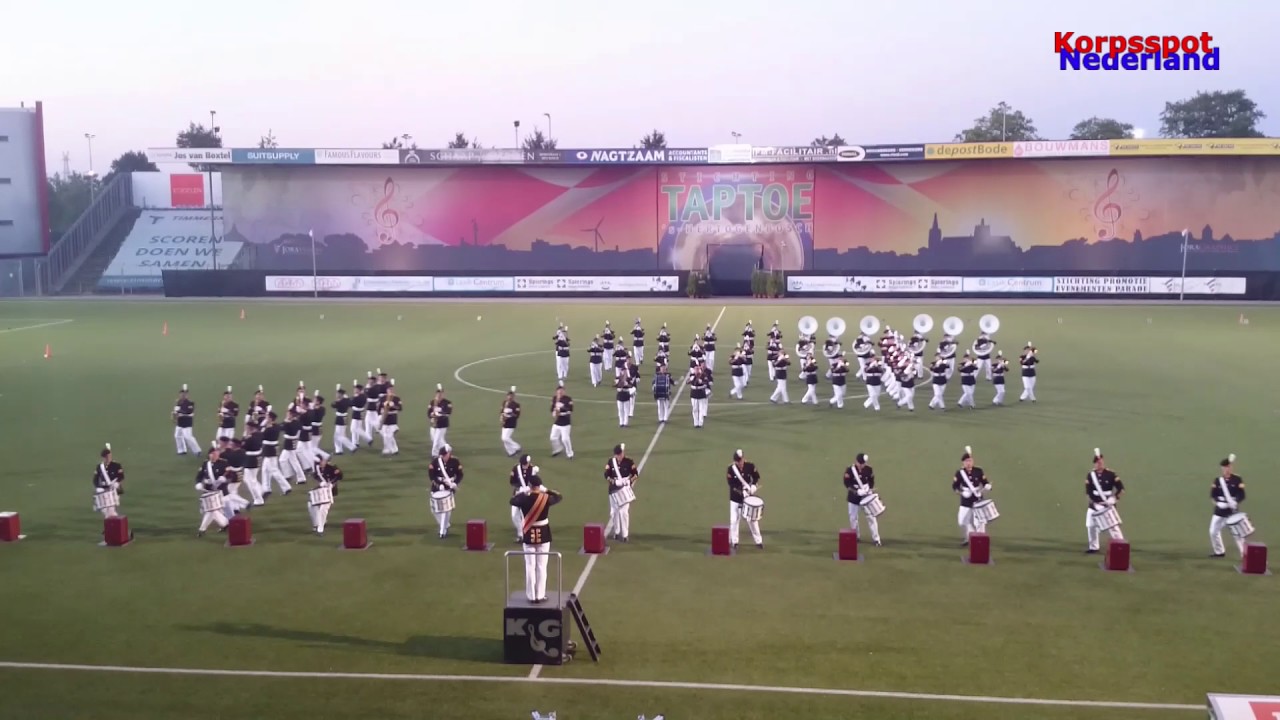 Show- & Marchingband K&G tijdens Taptoe 's-Hertogenbosch 2017