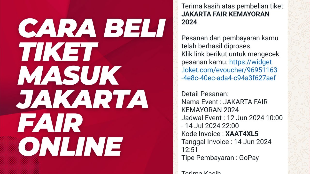 Cara beli tiket PRJ kemayoran online , cara beli tiket jakarta fair online, PRJ 2024