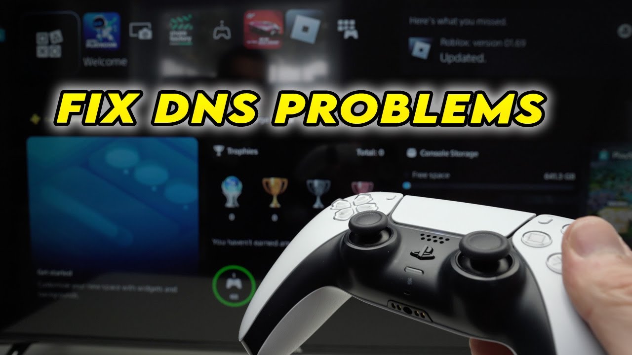 PS5 : How to Fix any DNS Error Problems