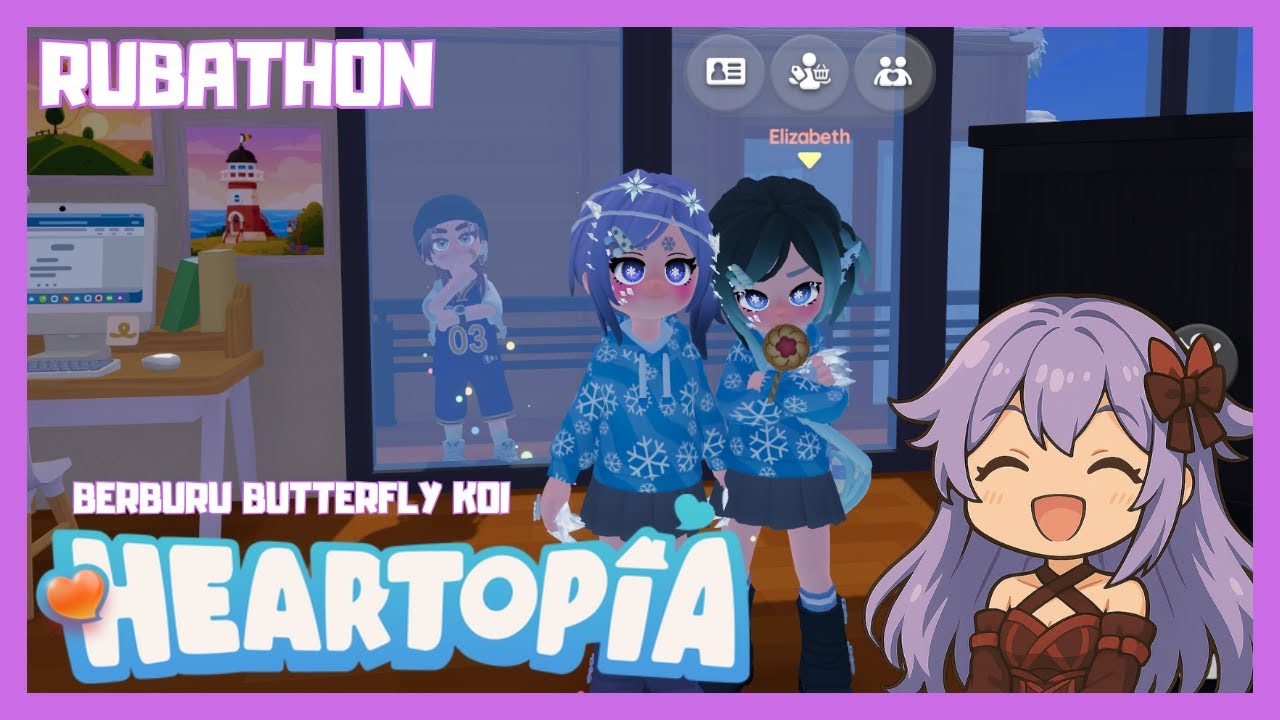 RUBATHON 151! Heartopia - Mancing Butterfly Koi Bareng Kalian【Live #vtuberindonesia】