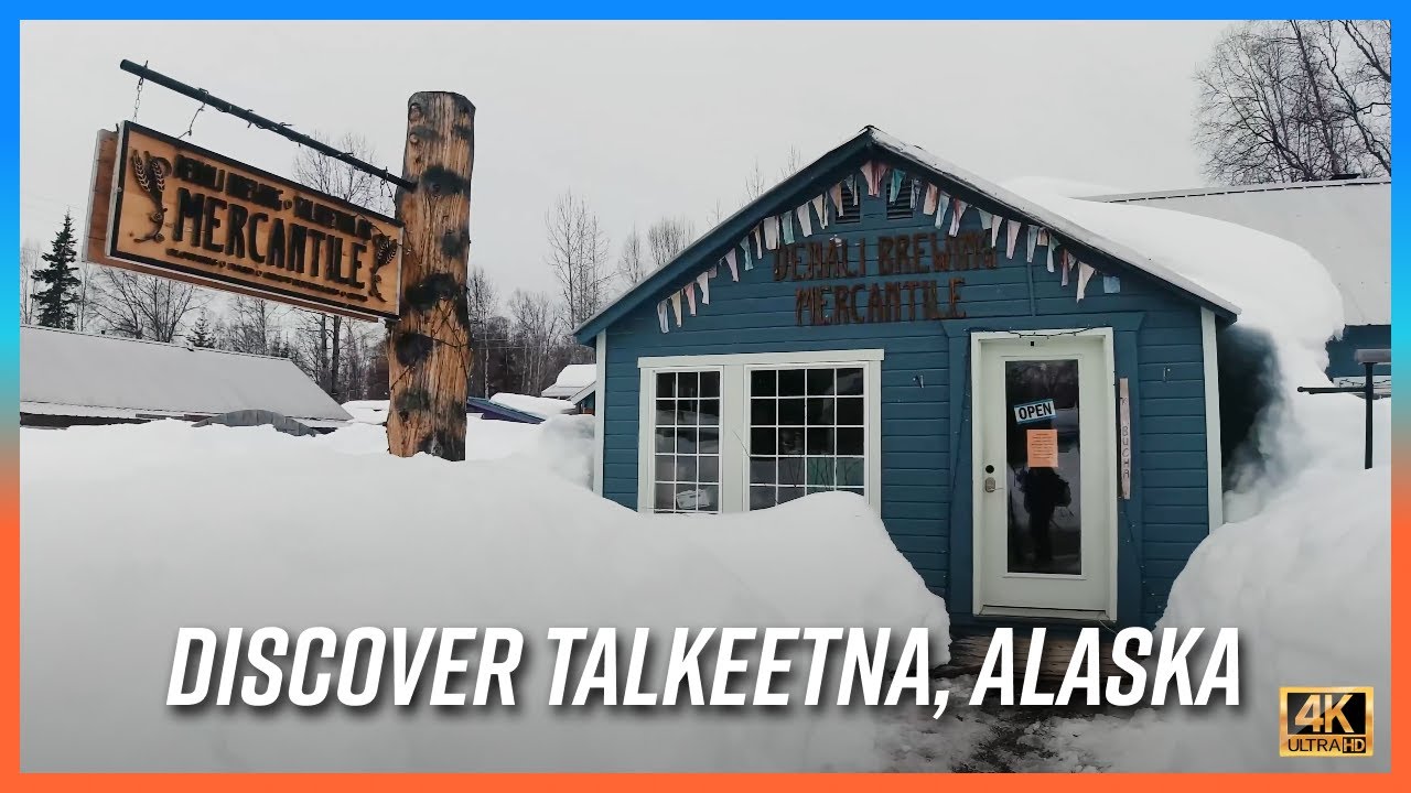 Visiting Talkeetna Alaska in Early Spring ✨4K