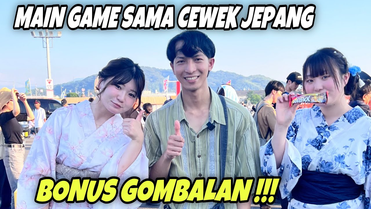 MAIN GAME YANG MENANG AKU KASIH HADIAH !! INTERVIEW CEWEK JEPANG