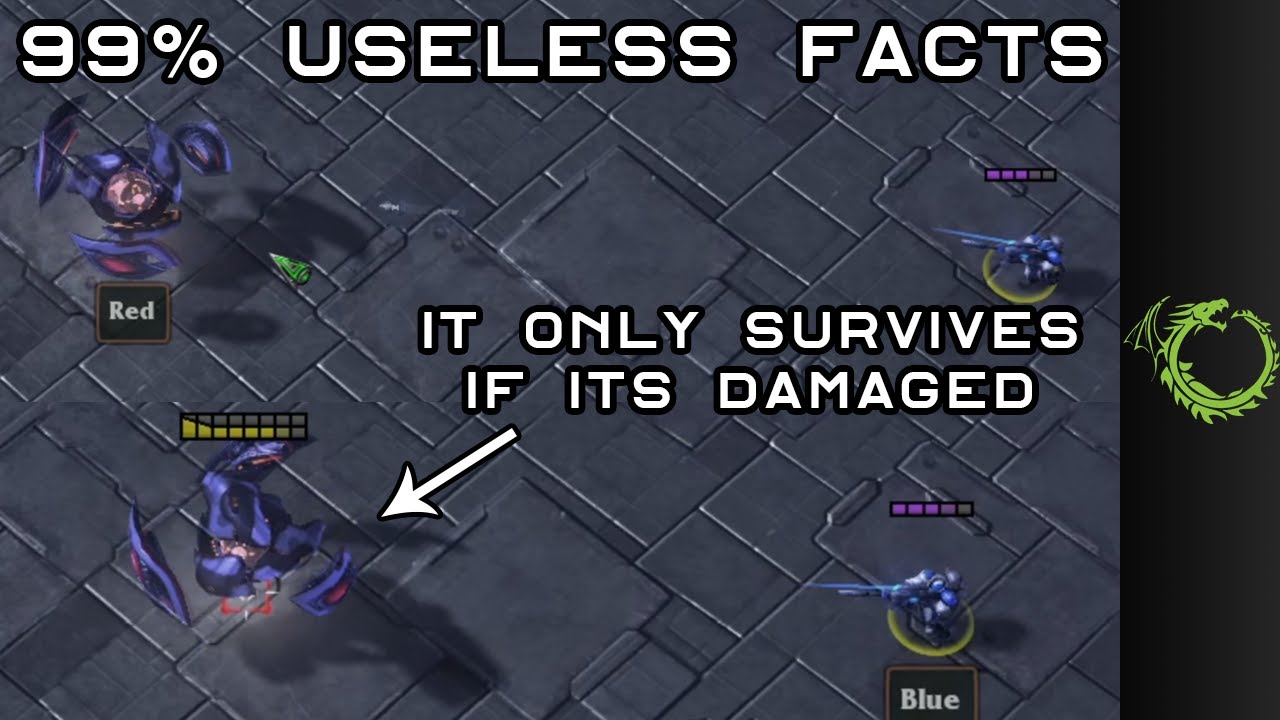It only survives if you damage it first? Useless Facts #92