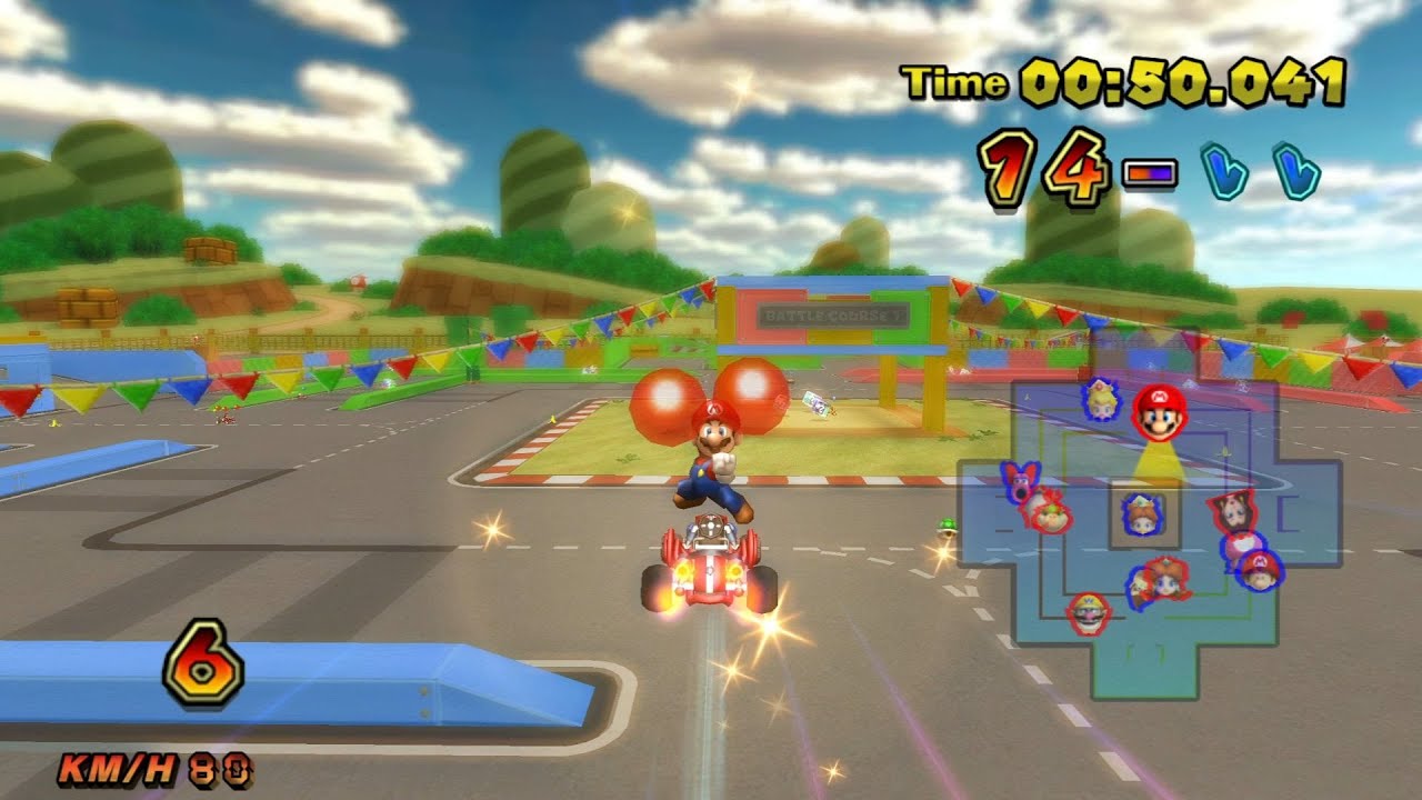 Mario Kart Wii Deluxe 9.3 // Balloon Battle (Group A) - 100% Walkthrough
