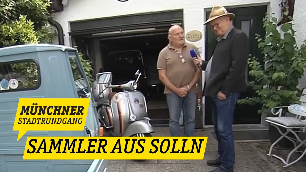 Beim Vespa-Samler in Solln