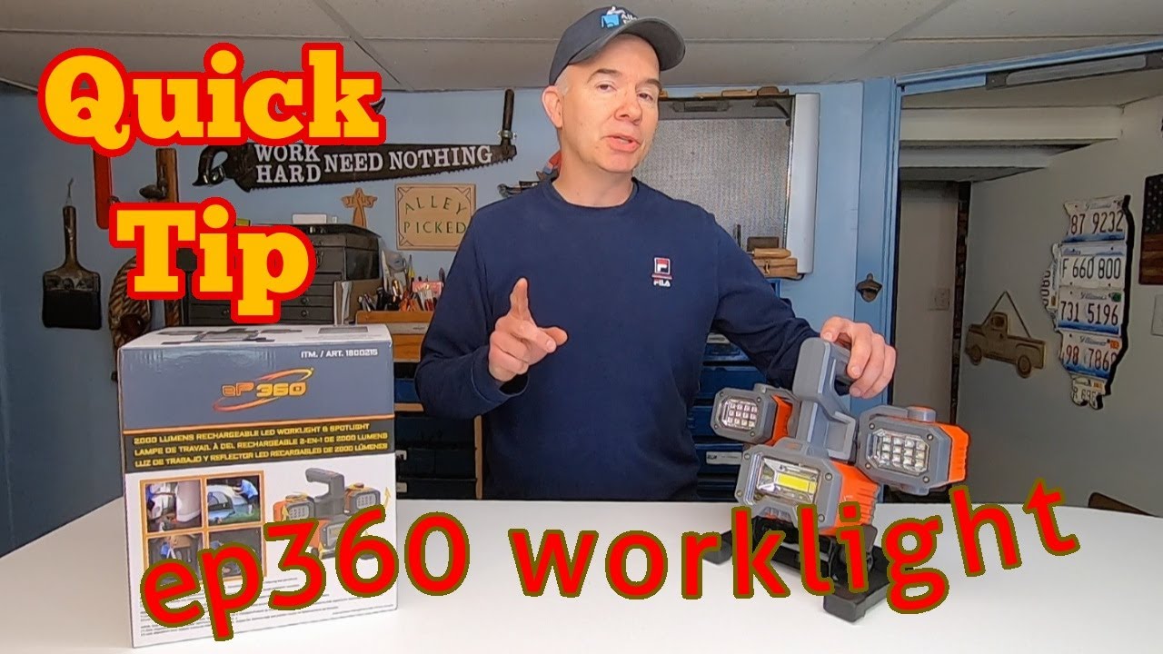 Полезный совет: светодиодный рабочий фонарь EP 360 (всего за 40 долларов в Costco!)