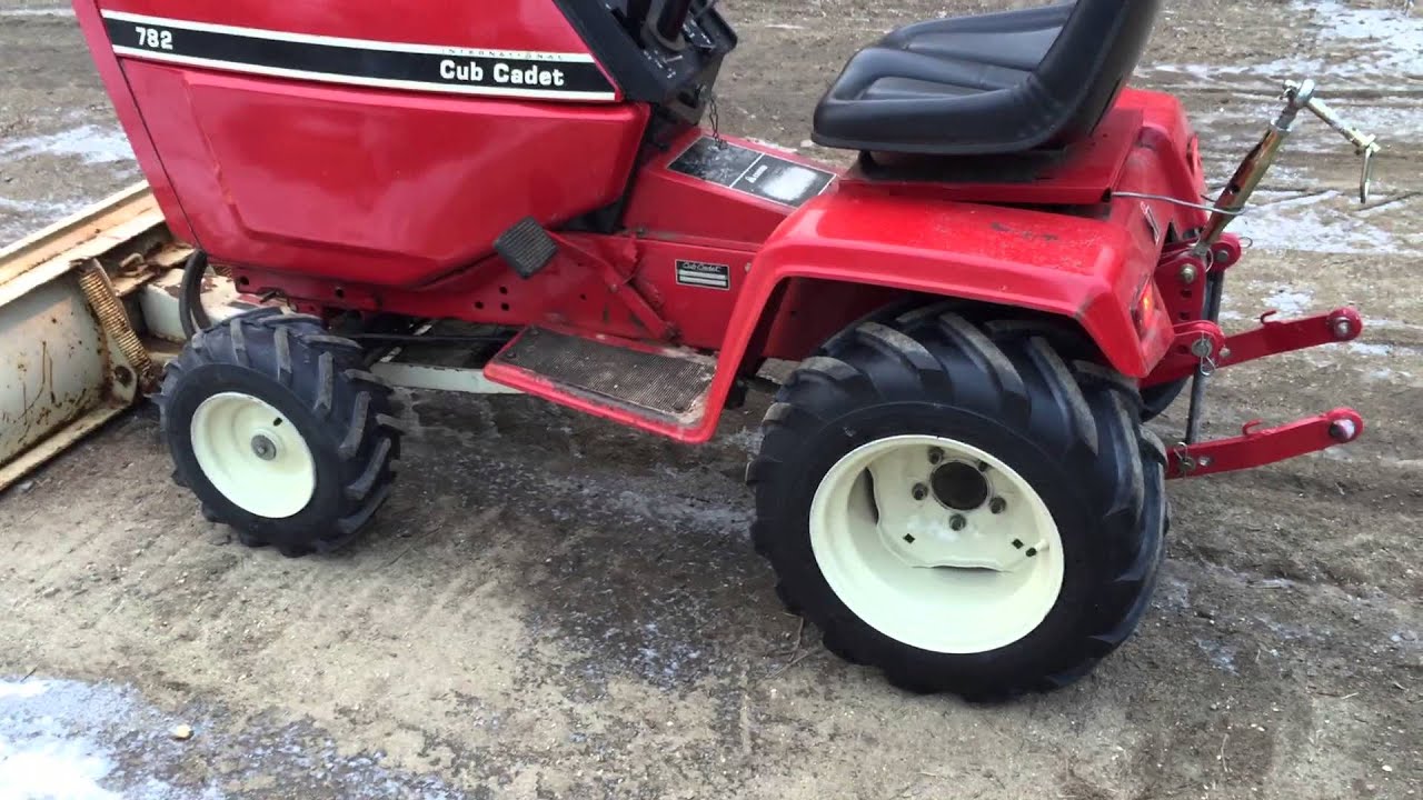 Cub cadet 782 with ag tires