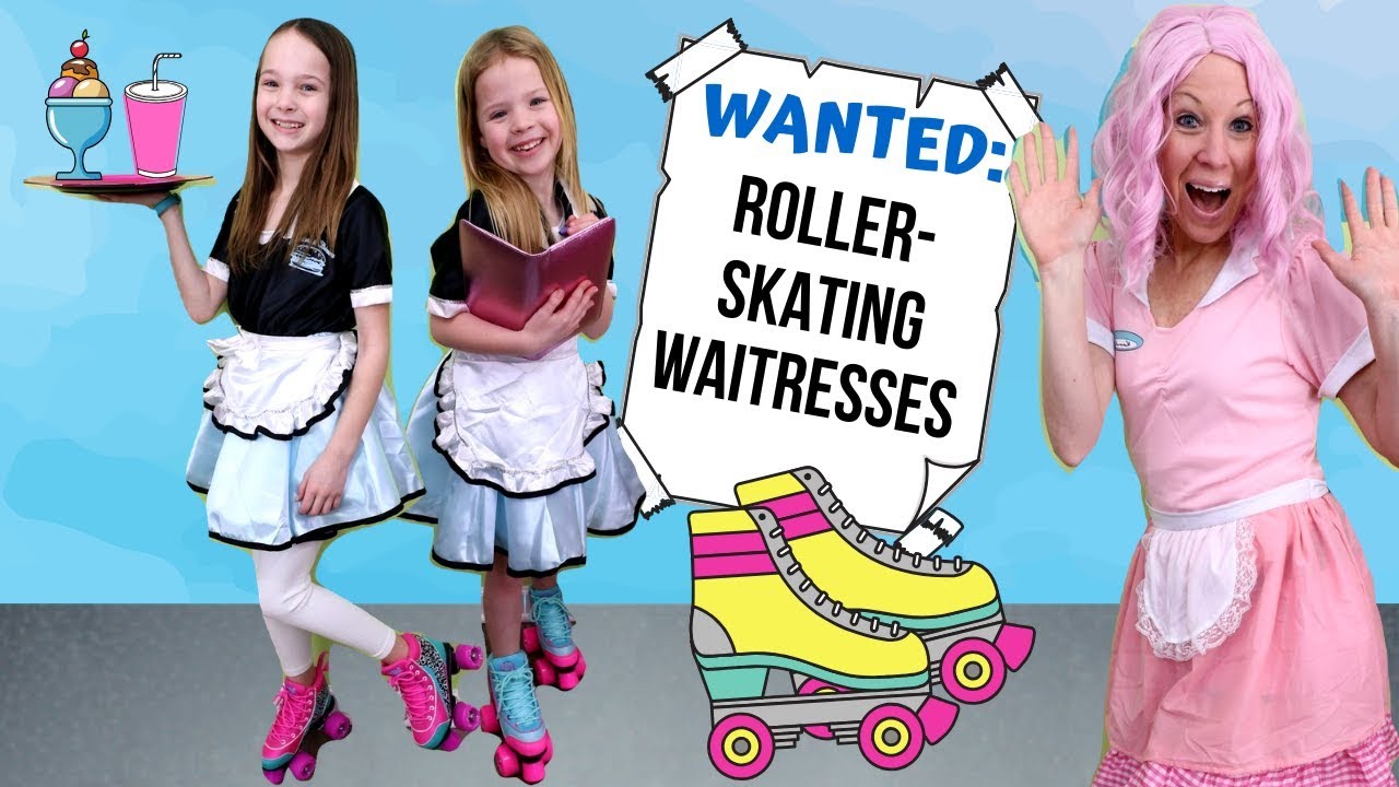 Pretend Toy Cafe Hires Roller Skating Waitresses