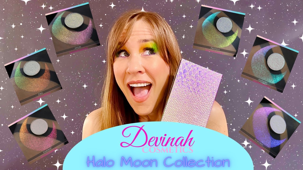 Devinah Cosmetics Halo Moon Swatches! So Sparkle!