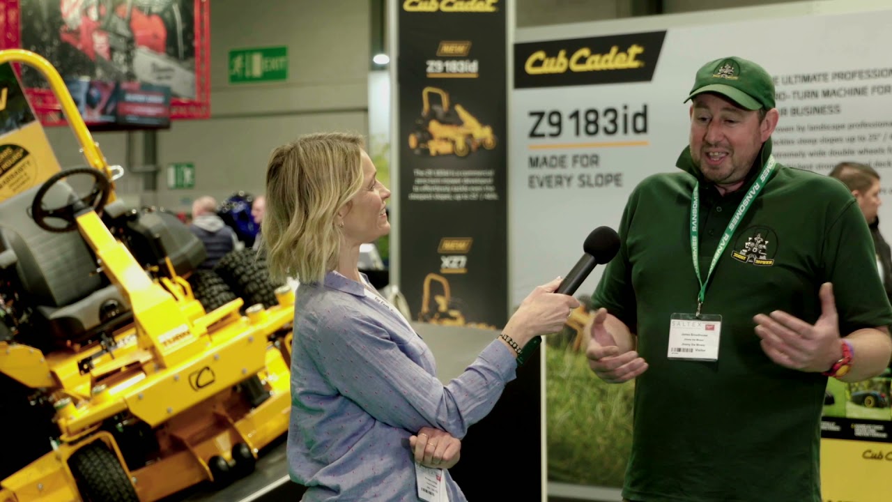 Jimmy The Mower Visits SALTEX 2021 for the Latest Innovations