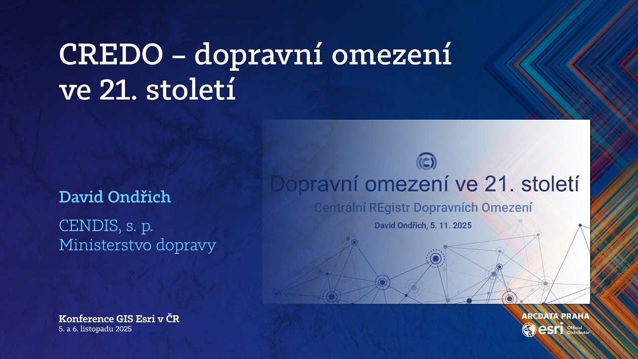 CREDO – dopravní omezení ve 21. století