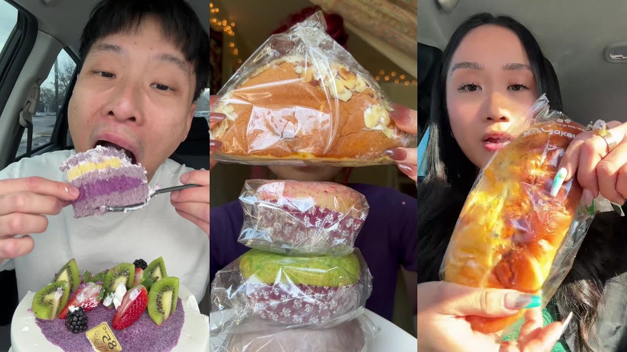 TIKTOK 85°C BAKERY MUKBANG