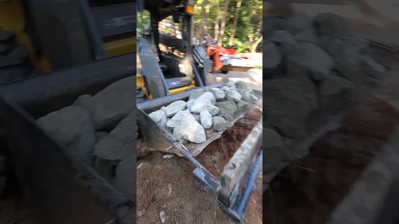 ЛЕГКО ЛИ ДЕЛАТЬ ПОЖАЛОВАТЬ? #skidsteer #hardscaper