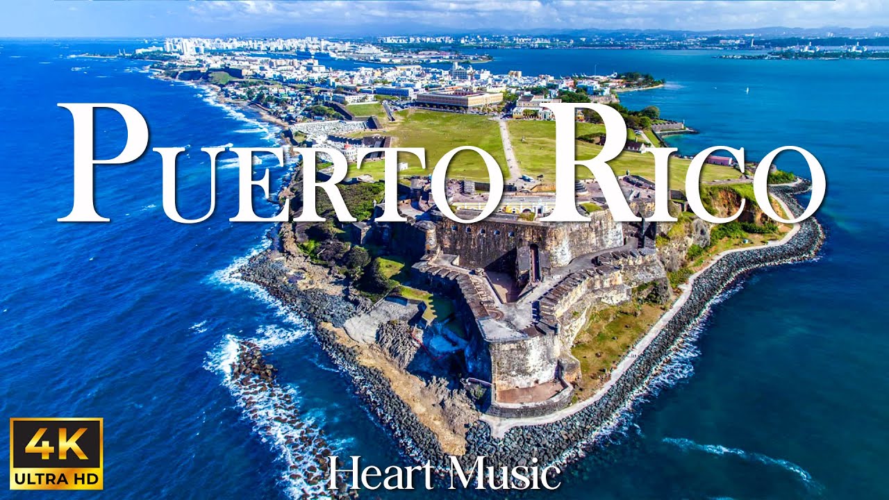 4K Puerto Rico - Exploring the Vibrant Culture, Historic Streets, and Pristine Caribbean Beaches