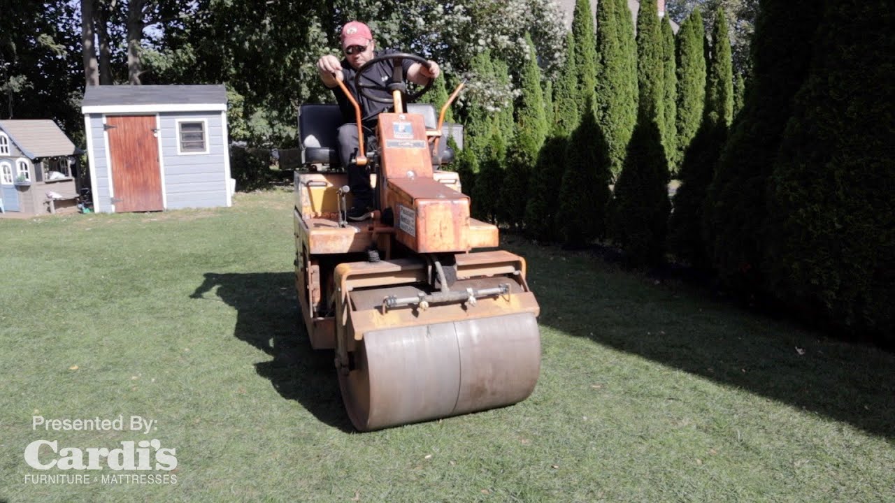Smooth Drum Rolling The Lawn - SO SMOOTH!!!