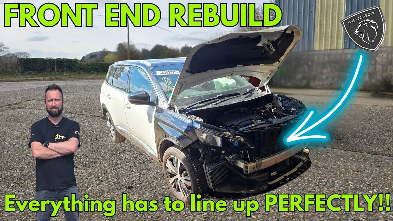 Copart Restoration Project– Peugeot 5008 Front End Comes Back to Life! EP2
