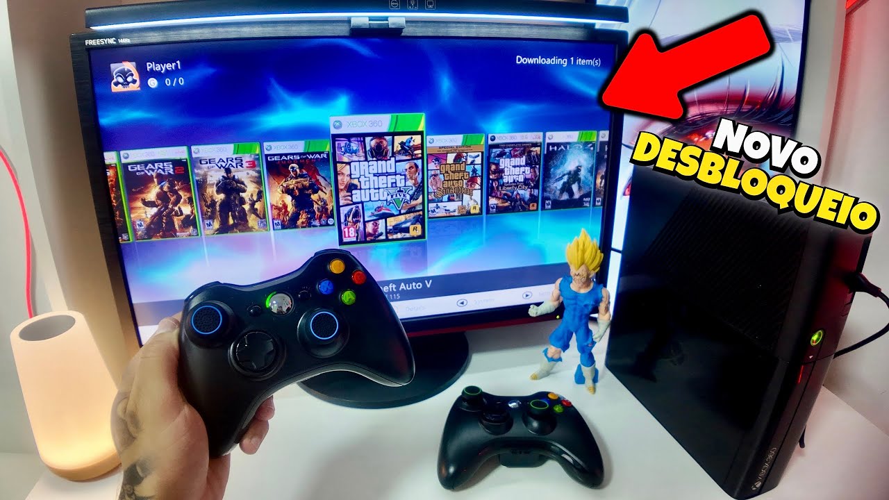 COMPREI um XBOX 360 em pleno 2025! (NOVO DESBLOQUEIO)
