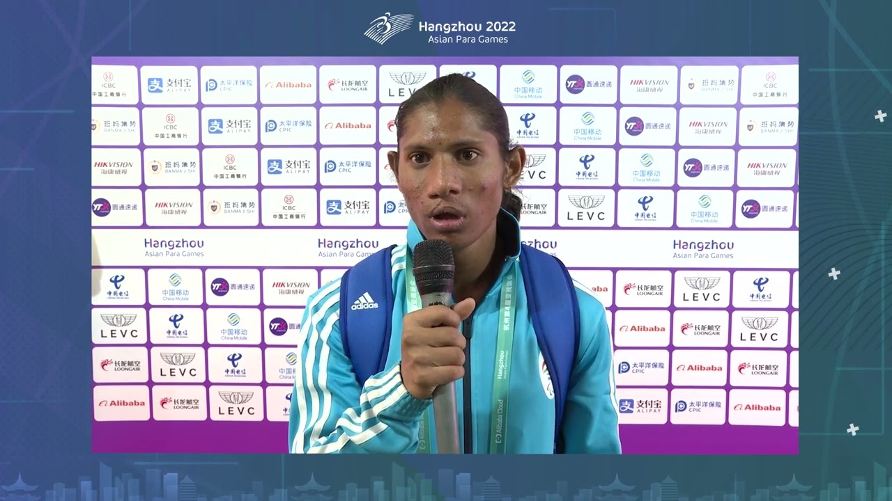 DEEPTHI JEEVANJI - Women's 400m-T20 Final Gold Medallist Asian Para Games Hangzhou