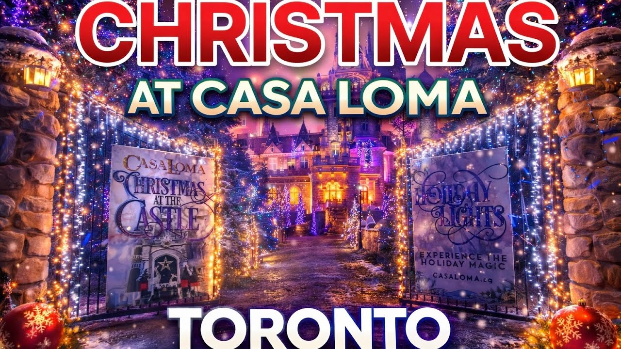 Toronto Christmas Glow🎄Casa Loma #casaloma#toronto#christmasintoronto#ytshorts #viralshorts #canada