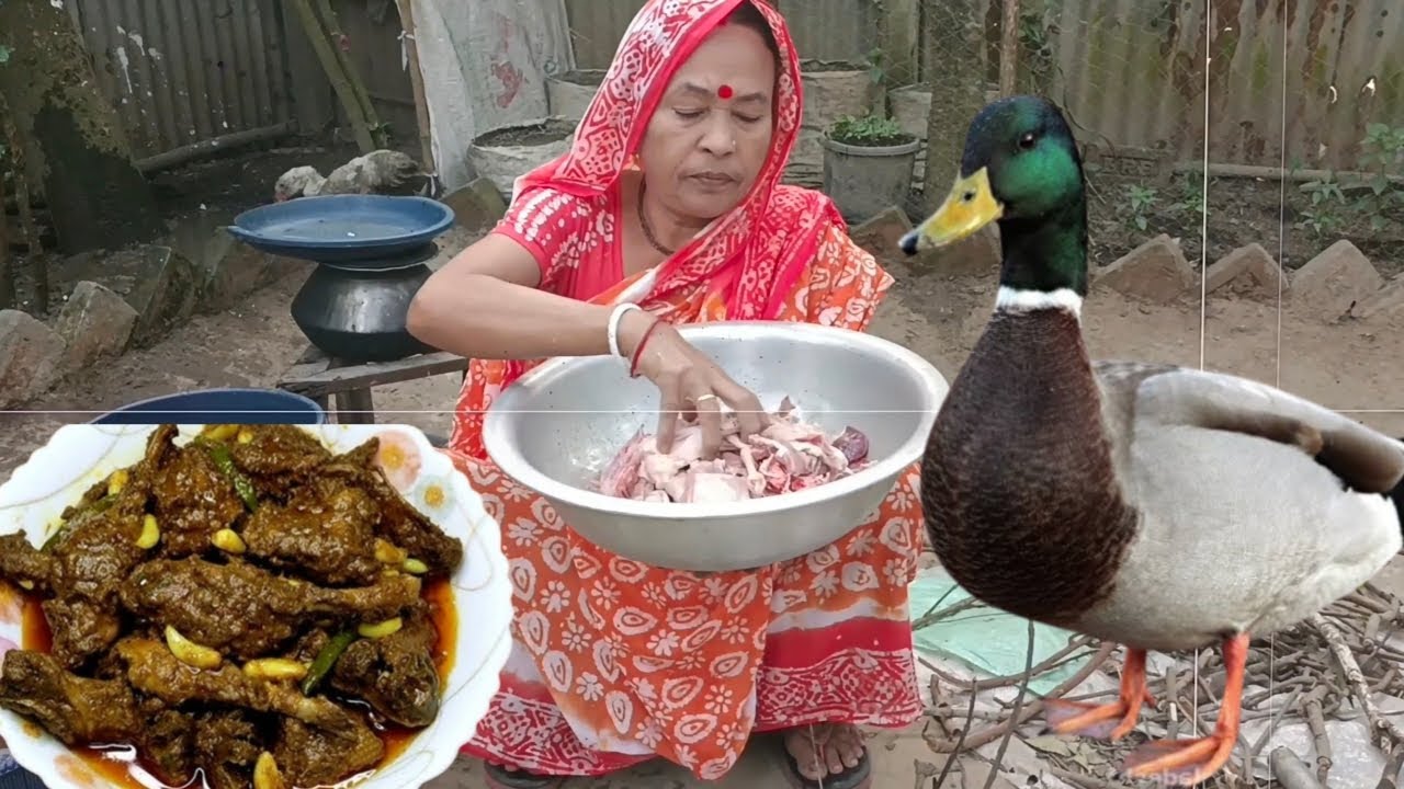 দেশি পাতি হাঁসের অসাধারণ রেসিপি । দেশি হাঁসের কালো ভুনা । হাঁসের মাংসের ঝোল রেসিপি । হাঁসের মাংস 