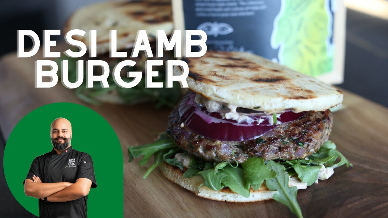 How to Make Desi Lamb Burgers