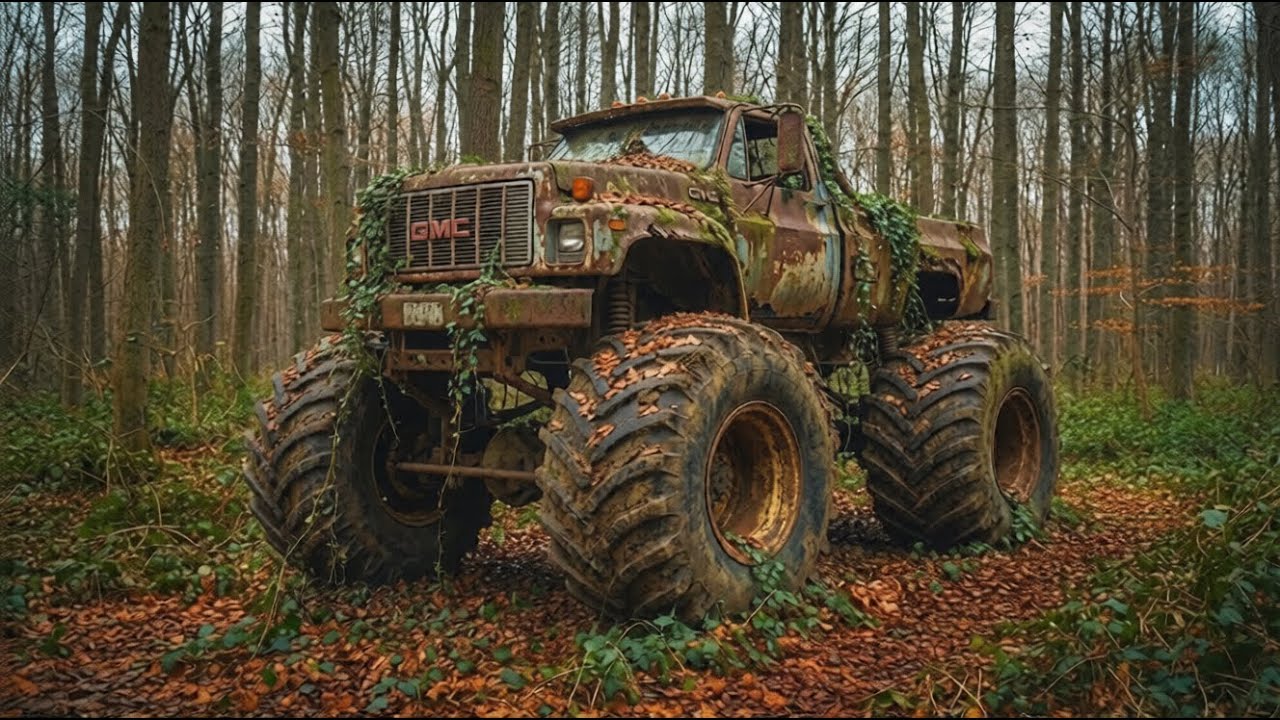 POV ASMR Car Restoration | Monster Truck Reborn Full Blue GMC in Rural