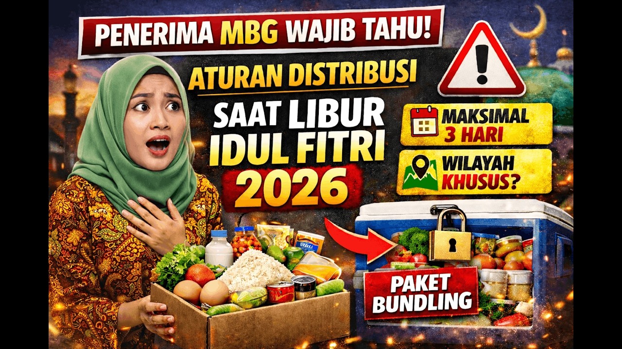 Penerima MBG Wajib Tahu! Aturan Distribusi Saat Libur Idul Fitri 2026