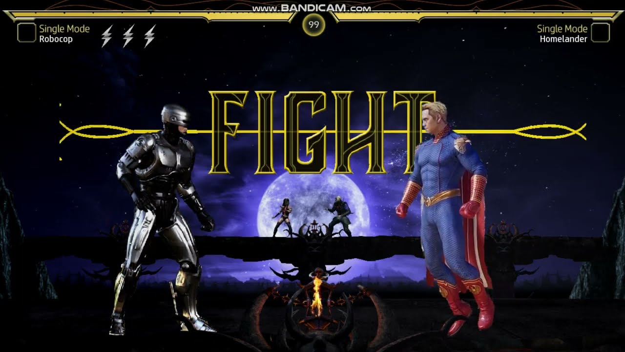 Homelander  vs robocop Mortal Kombat trinity mkp mugen