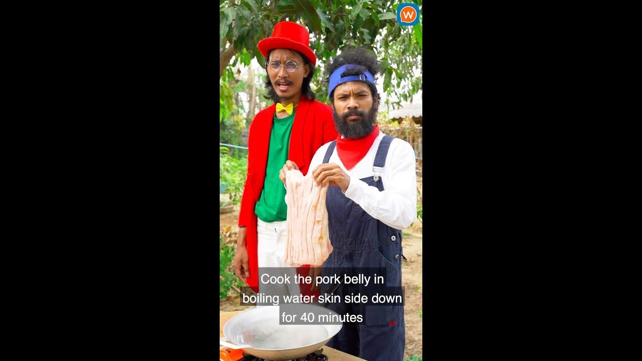 หมูกรอบ ทำให้กรอบ หนังฟู เนื้อนุ่ม | คาเฟ่บ้านทุ่ง EP.15