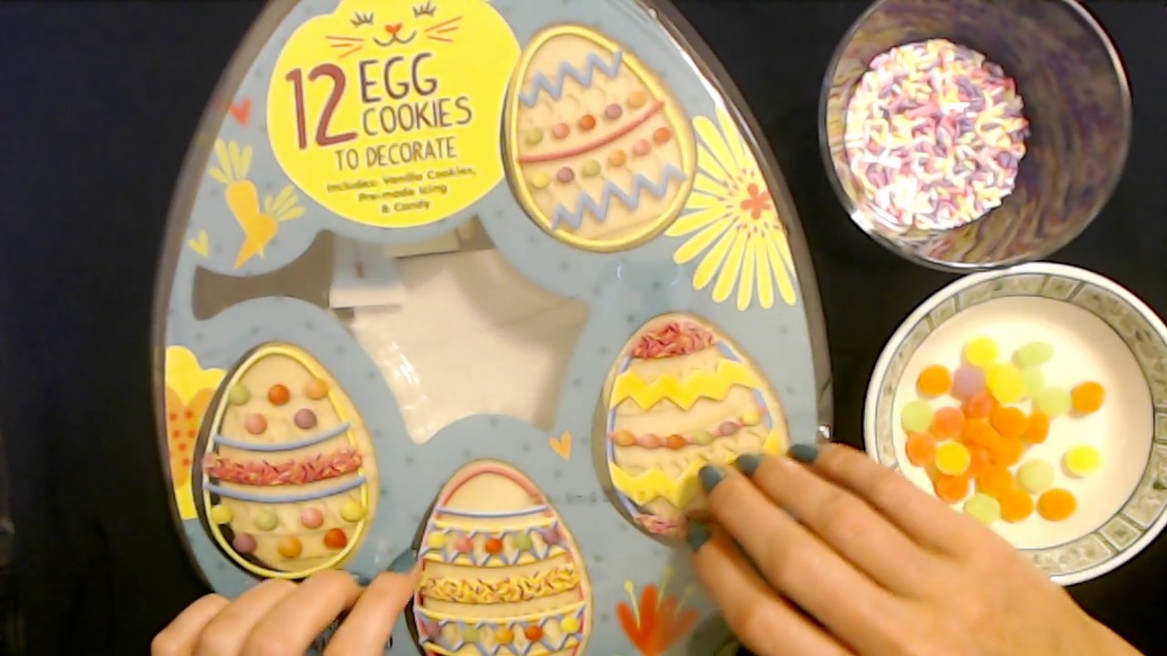 ASMR | Decorating Easter Egg Cookies (Soft Spoken)