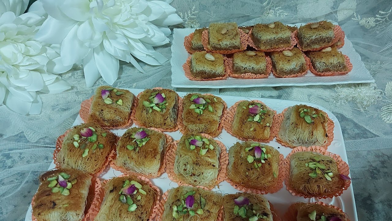 جديد 2022اسهل معسلة ممكن توجدي لرمضان،كنافةبعقدةاللوزوالكركاع لديدةومعلكة وكتوجد بسرعة#معسلات رمضان#