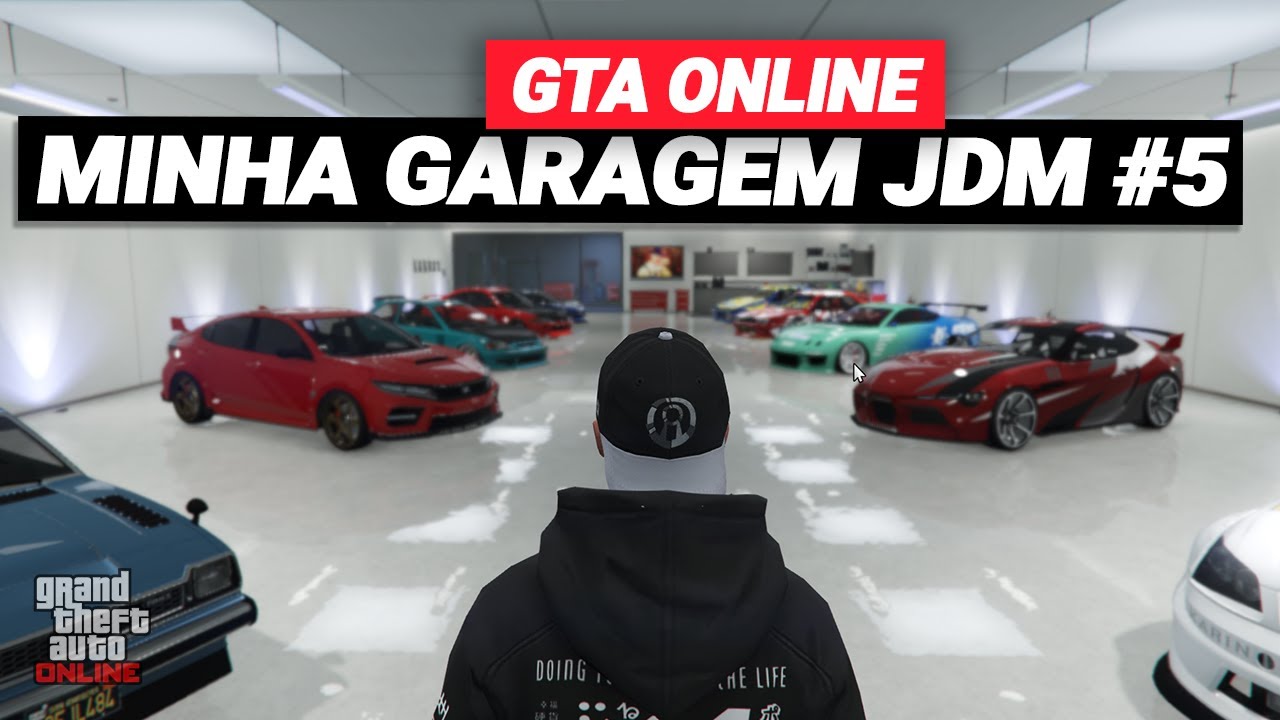 MINHAS GARAGENS JDM NO GTA V ONLINE | GARAGE TOUR 5