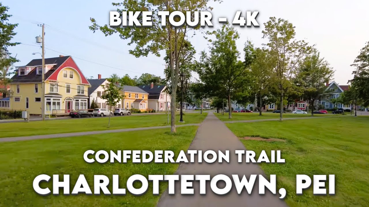 🌿 Charlottetown, PEI: Cycling the Picturesque Confederation Trail | 4K Adventure 🚴‍♂️