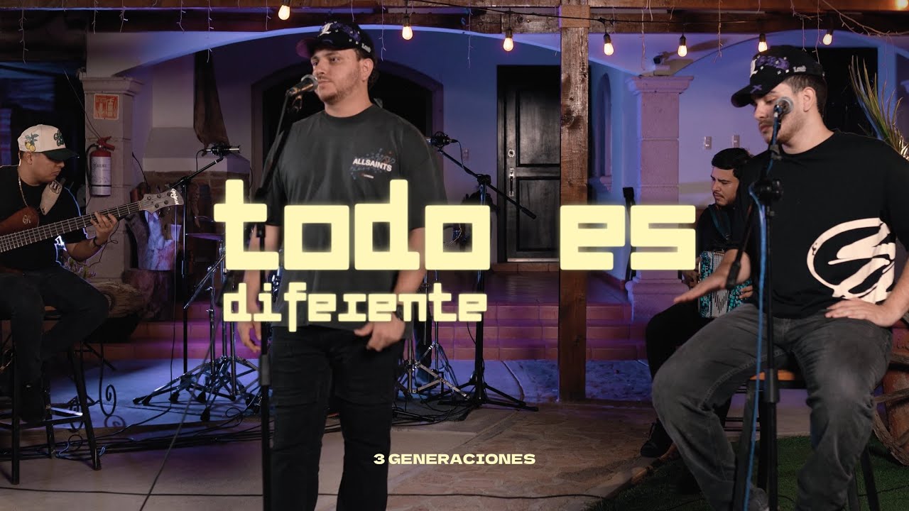 Todo es diferente - 3 Generaciones | Live Session |