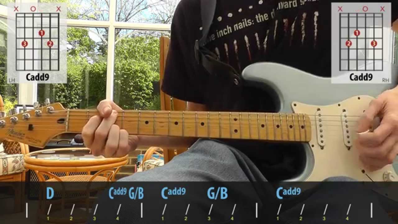 Radiohead - The Bends guitar lesson