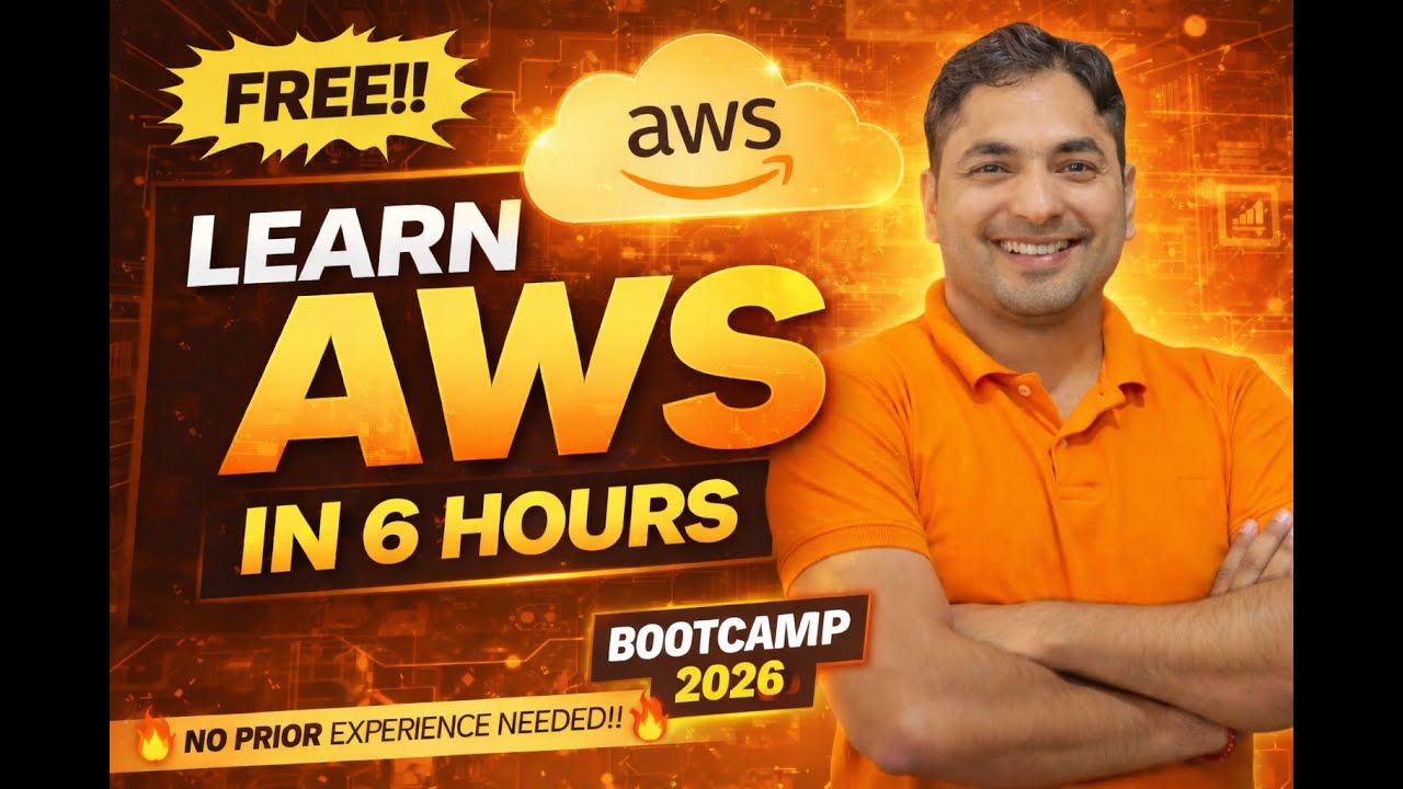 Learn AWS in 6 Hours ⚡ (FREE Bootcamp 2026) | Zero to Cloud! | Class 2