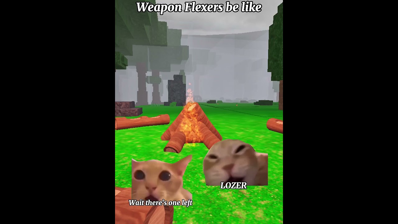 Weapon Flexers be like 😂. #99nightintheforest #roblox