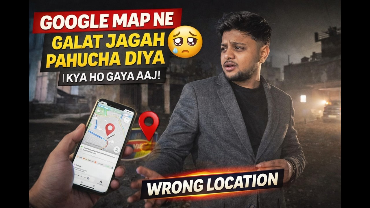 Google Map Ne Galat Jagah Pahucha Diya 😭 | Kya Ho Gaya Aaj!