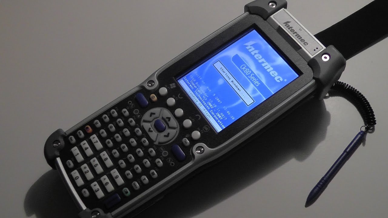 Retro Unboxing: Intermec CK60 Handheld Computer Barcode Scanner