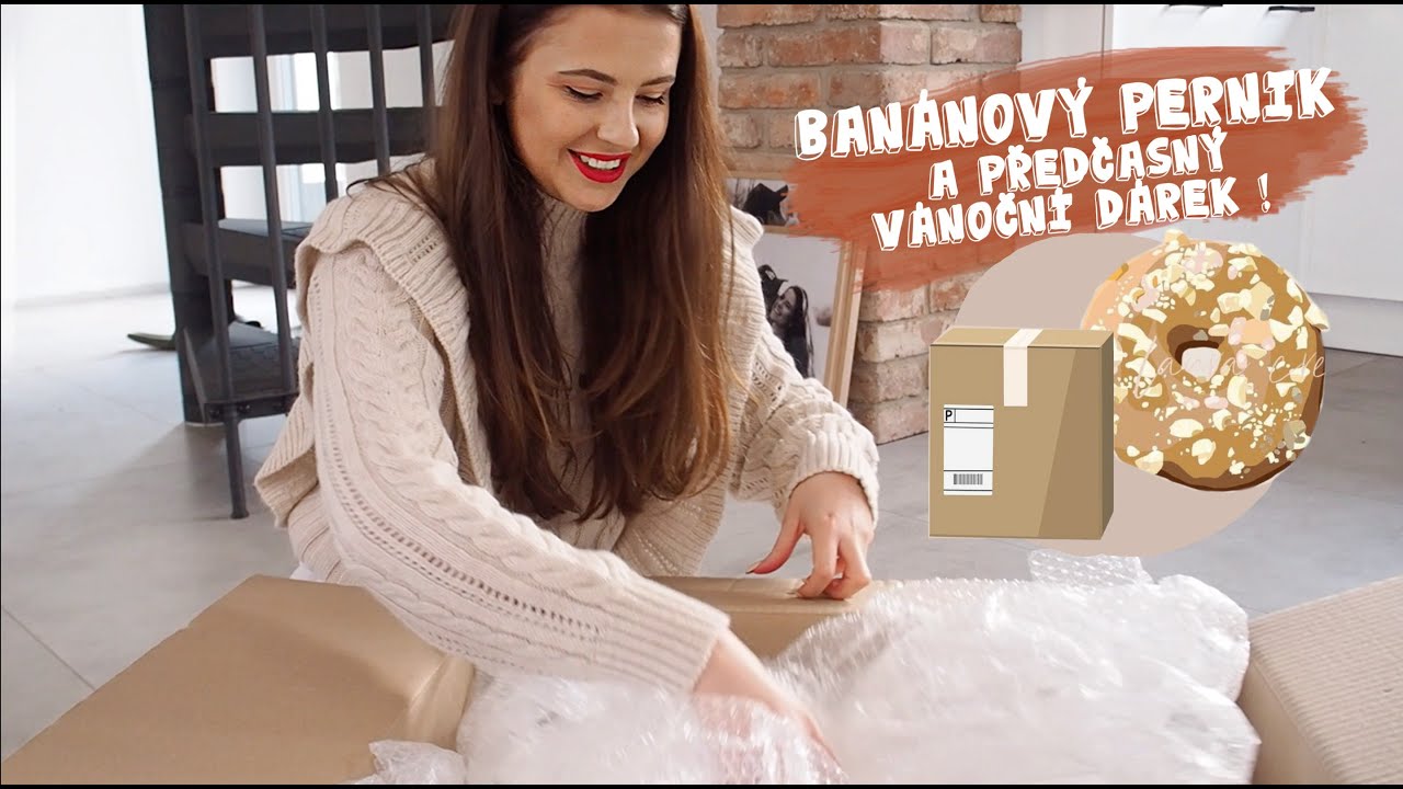 Vlog | Banánový perník a předčasný vánoční dárek! 🍌🥜