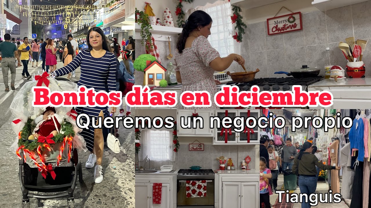 Mi ropa de El Tianguis👗||Bonitos días en diciembre🎄||Un negocio propio✅