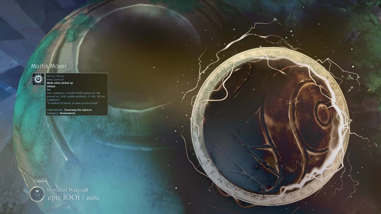 Mortis Mover TOY! from Traversing the Spheres Achievement