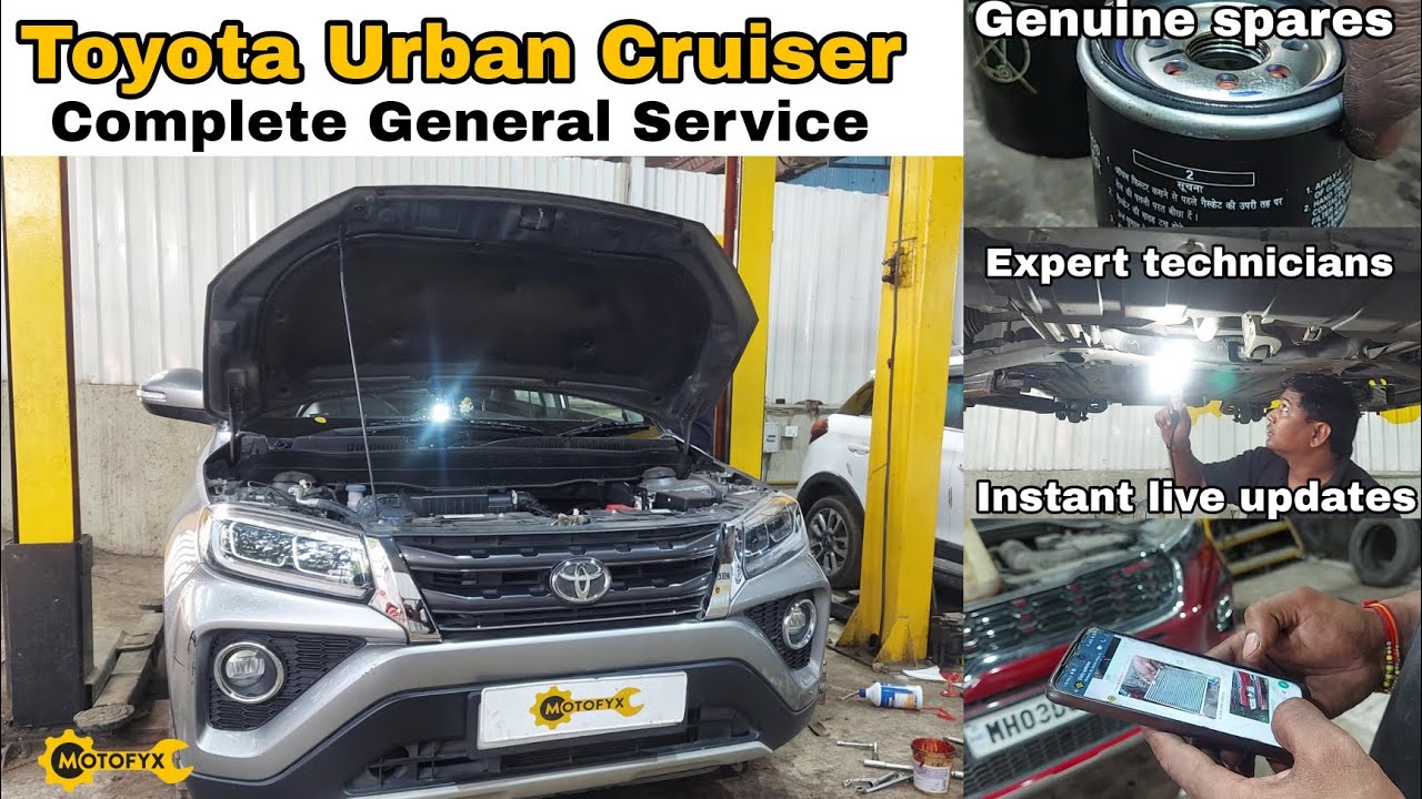 Toyota Urban Cruiser Complete General Service By MotoFyx | Expert Technicians | Genuine Spares