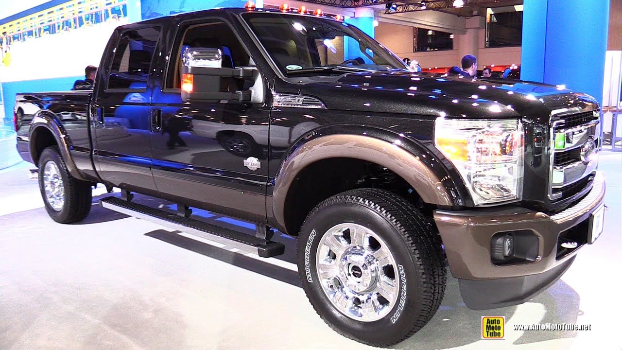 2015 Ford F250 Super Duty Lariat - Exterior and Interior Walkaround - 2015 New York Auto Show