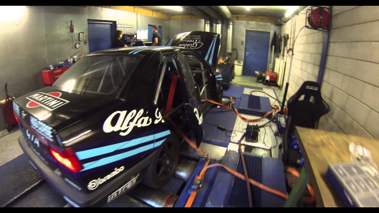 Alfa Romeo 155 Q4 16v Turbo KMS MD35 400hp dyno