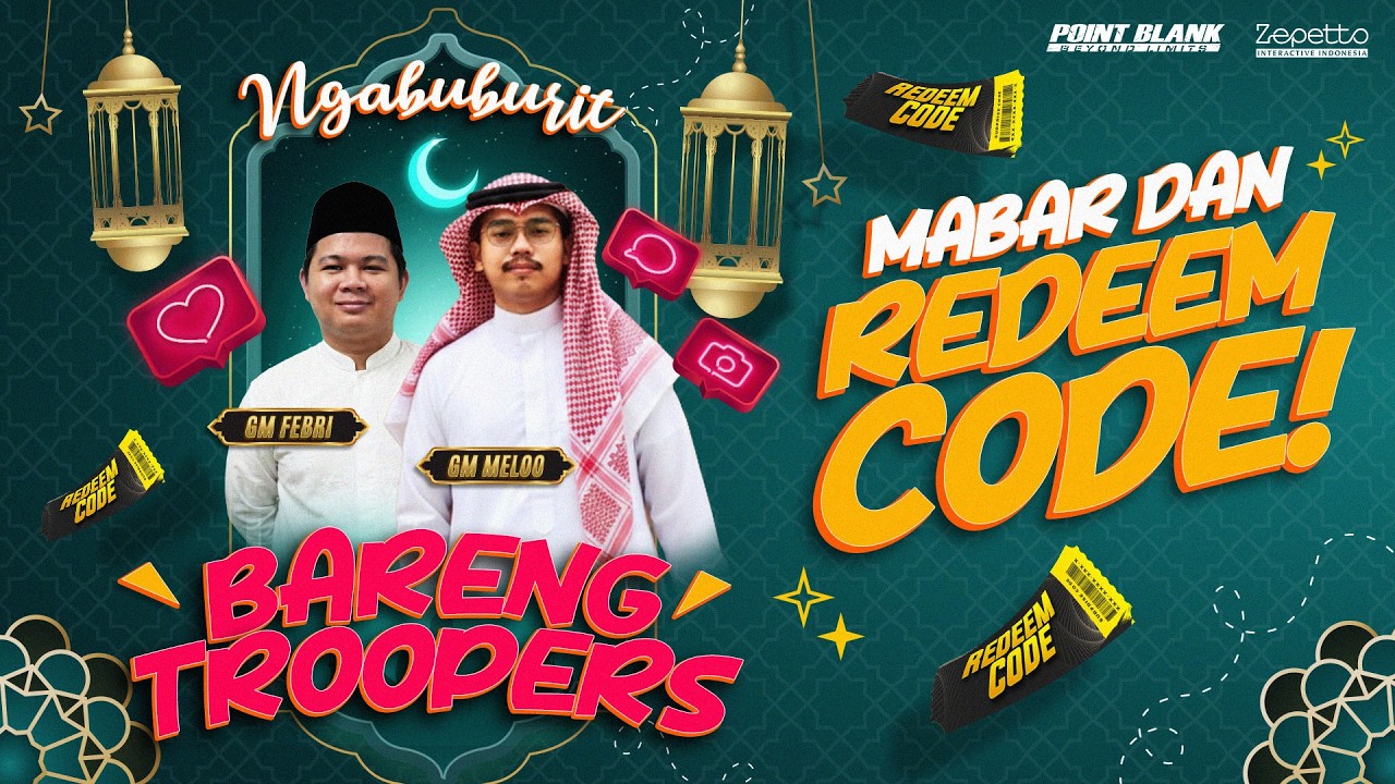 NGABUBURIT BARENG TROOPERS - VOL 3 | MABAR & REDEEM CODE 🎮🌙