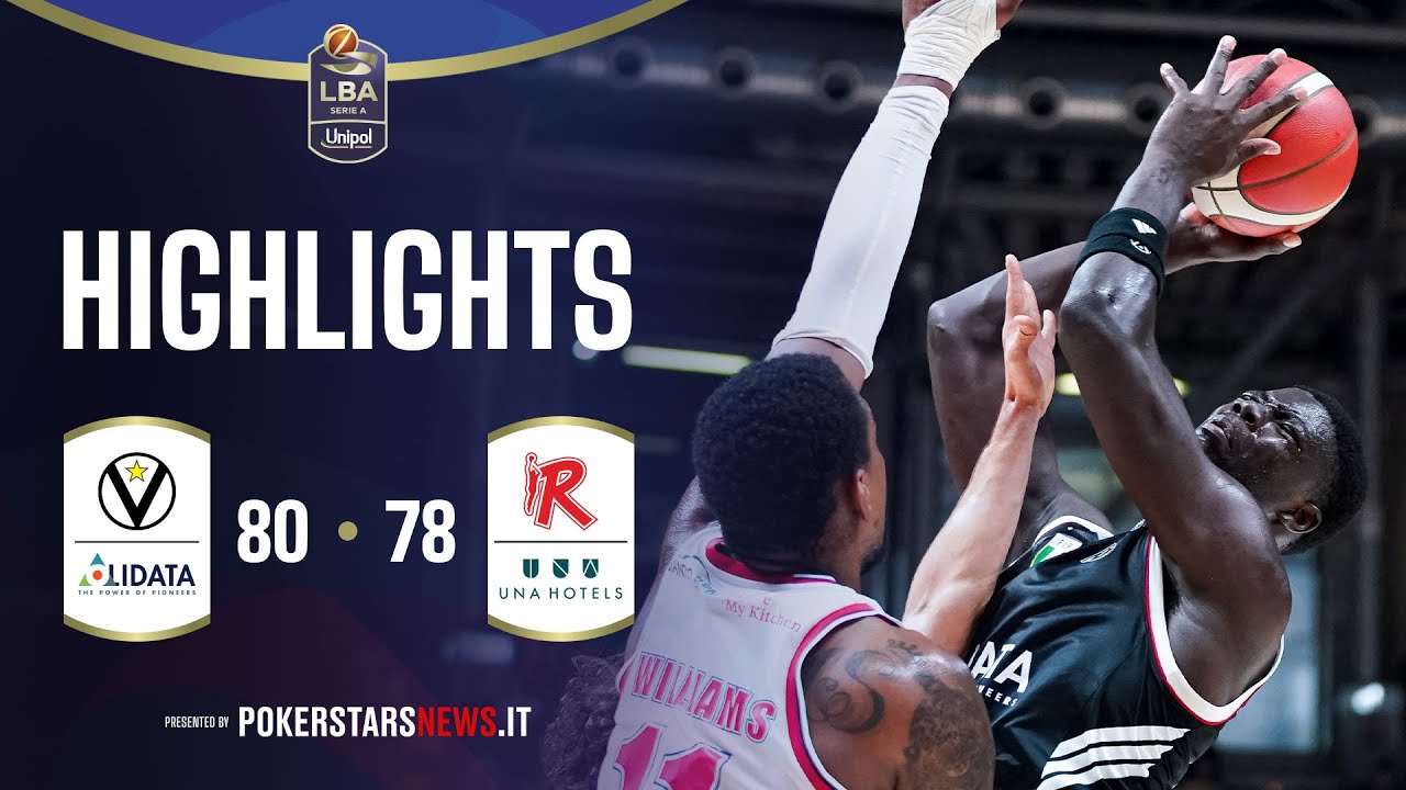 Virtus Olidata Bologna - UNA Hotels Reggio Emilia | PokerstarsNews Highlights Serie A Unipol 25/26