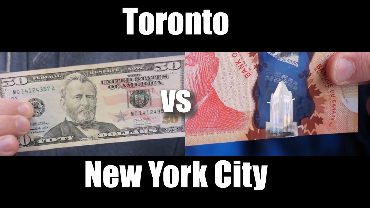 $50 in Toronto vs $50 in New York City - FOOD TOUR - How far will my money go?