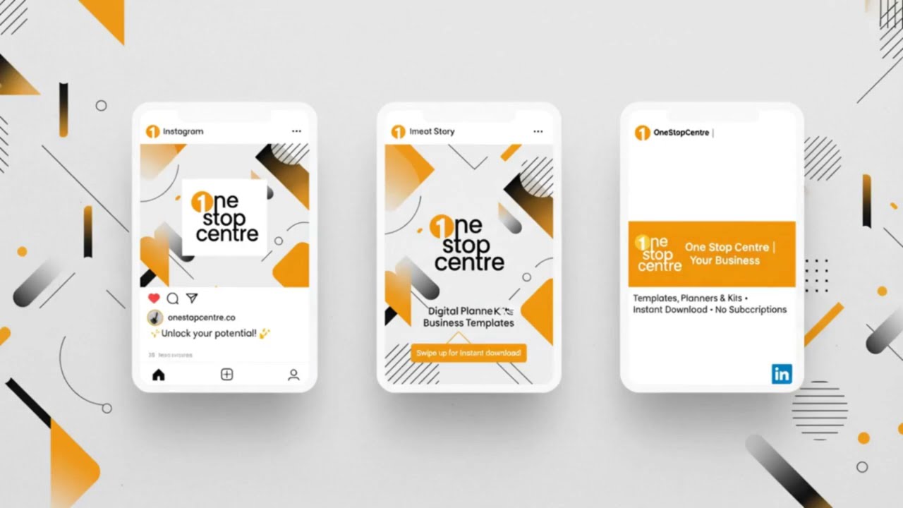 Onestopcentre: Editable Templates for Work, Life & Business