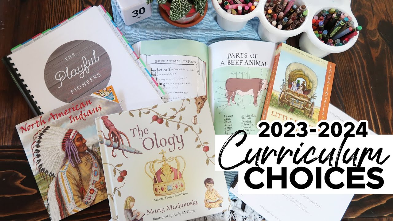 OUR 2023-2024 HOMESCHOOL CURRICULUM CHOICES || FAMILY-STYLE CHARLOTTE MASON SUBJECTS
